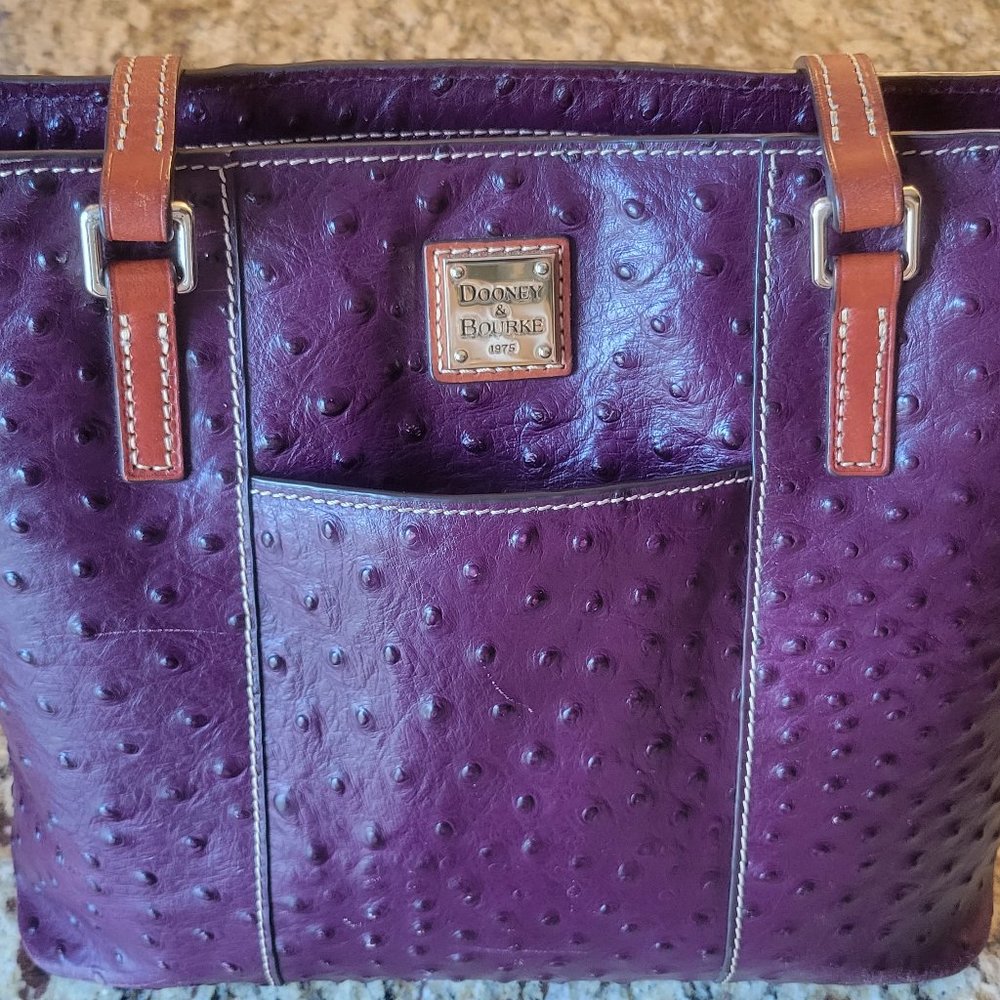 Dooney & Bourke Ostrich Lexington Shopper
